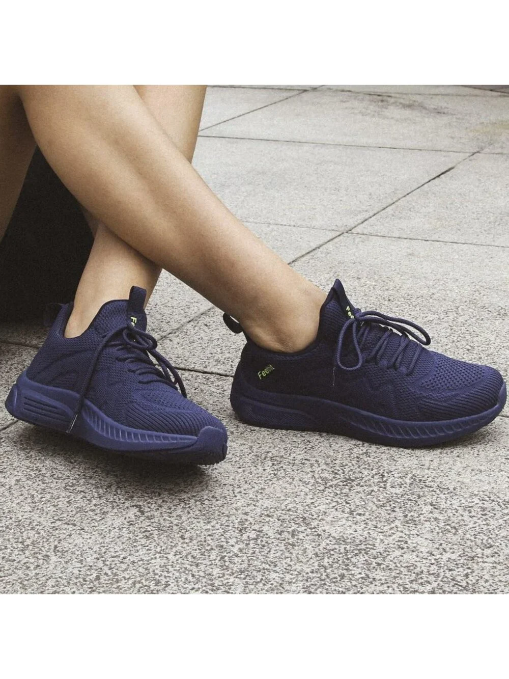 🆕Women's Dark Blue Running Shoes Non Slip Gym Tennis Walking Workout Sneakers